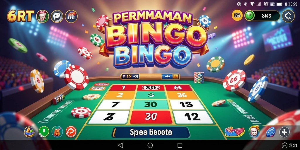 Screenshot gameplay 6RT yang menampilkan keseruan permainan Bingo.