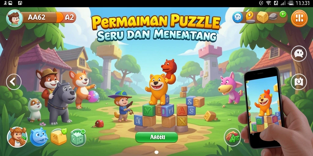 Tampilan gameplay <strong>AA62</strong> yang menarik dan menantang.