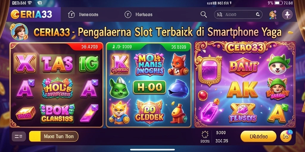 Tangkapan layar yang menunjukkan keseruan gameplay Slot CERIA33.
