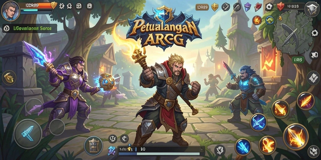 Tampilan gameplay IDR89 yang seru dan menantang di dunia ARPG.