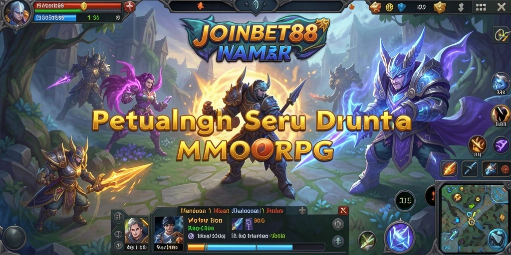 Screenshot dari gameplay JOINBET88 yang menampilkan pertarungan seru antar pemain.