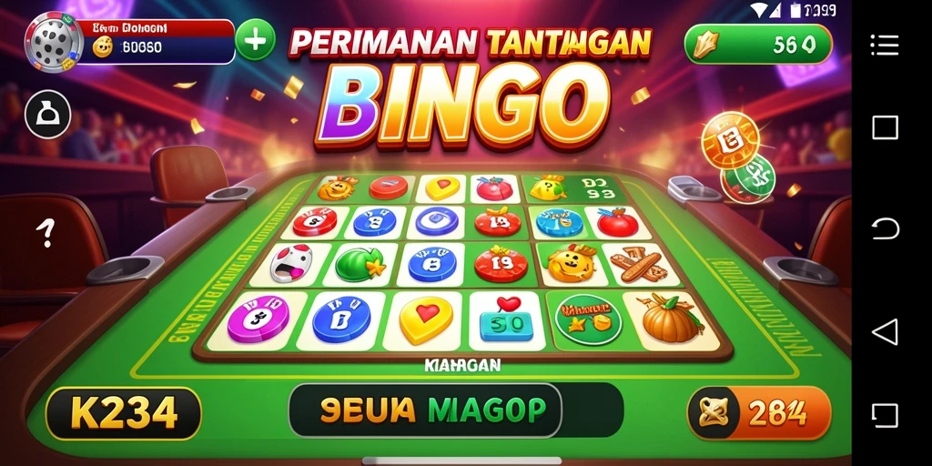 Tampilan menarik gameplay Bingo pada K234 yang penuh keseruan.