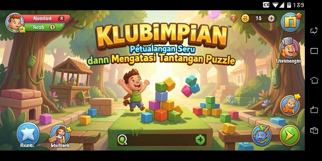 Tampilan gameplay menarik dari KLUBIMPIAN yang menantang.