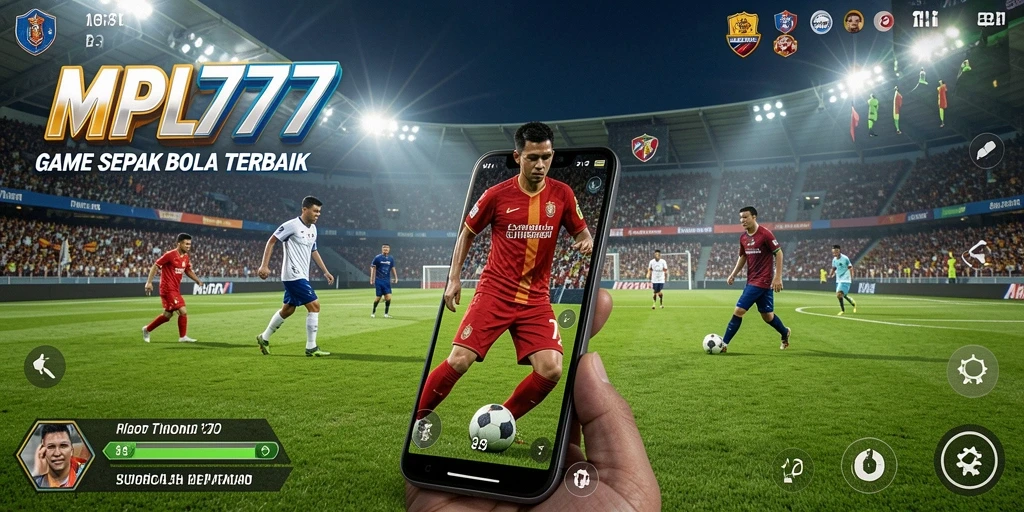 Tampilan aksi seru di MPL777 saat bermain sepak bola.