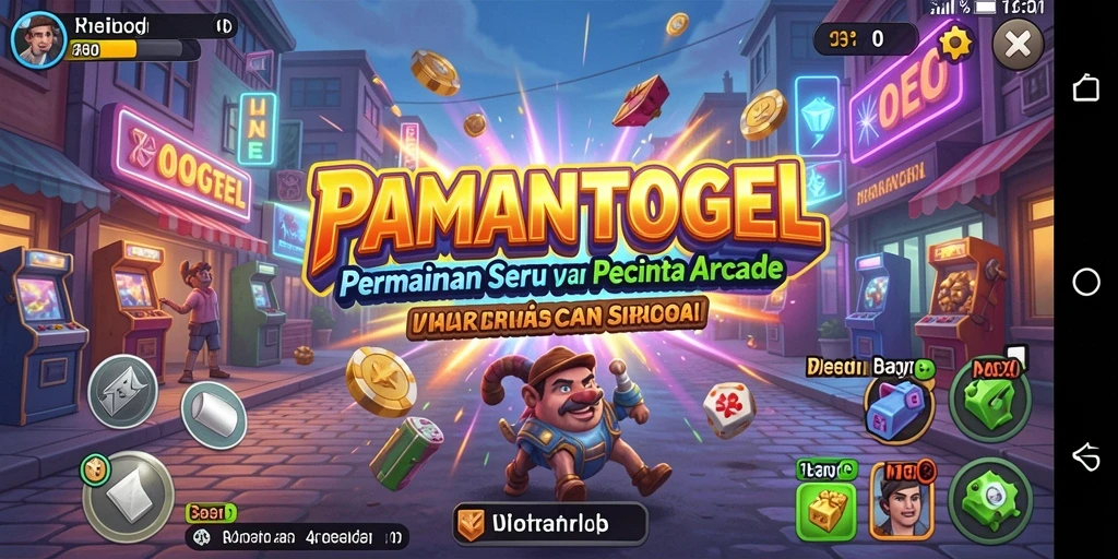 Tampilan gameplay PAMANTOGEL yang menarik dan seru.