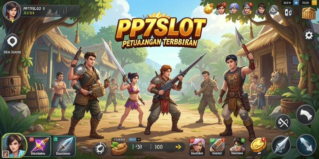 Screenshot utama PP7SLOT menampilkan gameplay dunia terbuka yang luas.