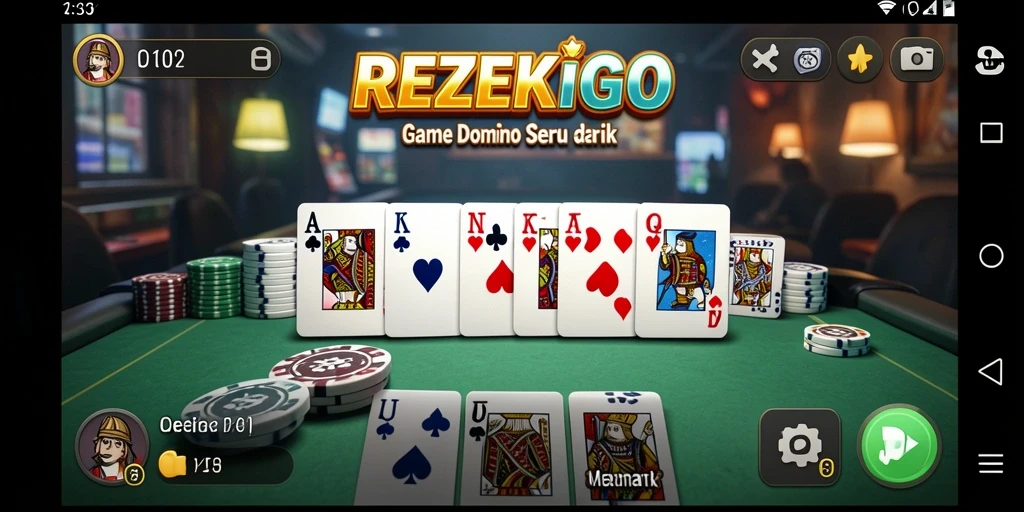 Tampilan gameplay seru dan interaktif di REZEKIGO.