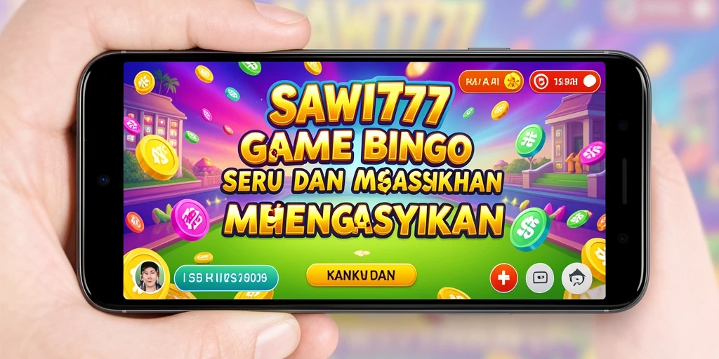 Tampilan gameplay seru SAWIT777 dengan suasana Bingo yang menawan.