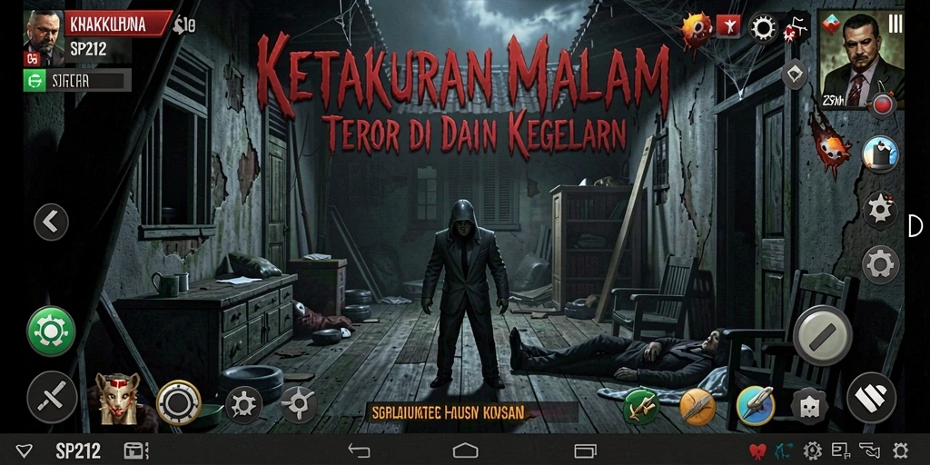 Screenshot SP212 menampilkan momen gameplay penuh ketegangan dan misteri.