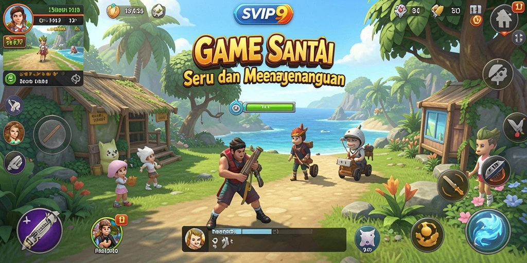Screenshot gameplay SVIP9 menampilkan aksi permainan yang menyenangkan.
