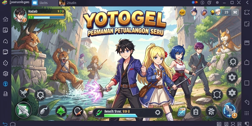 Tampilan screenshot utama <strong>YOTOGEL</strong> menunjukkan aksi seru dalam dunia anime.