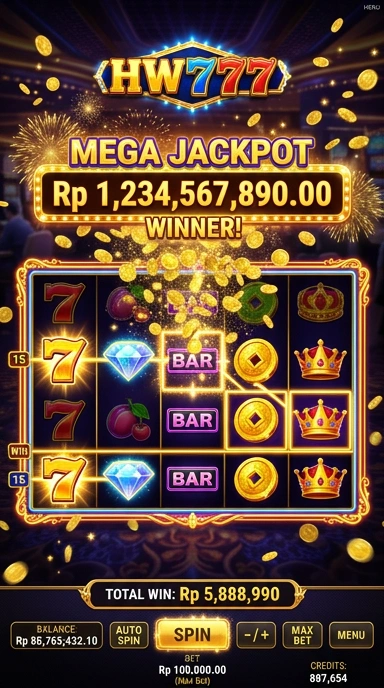 Screenshot aplikasi hw777 menampilkan berbagai kategori aplikasi.